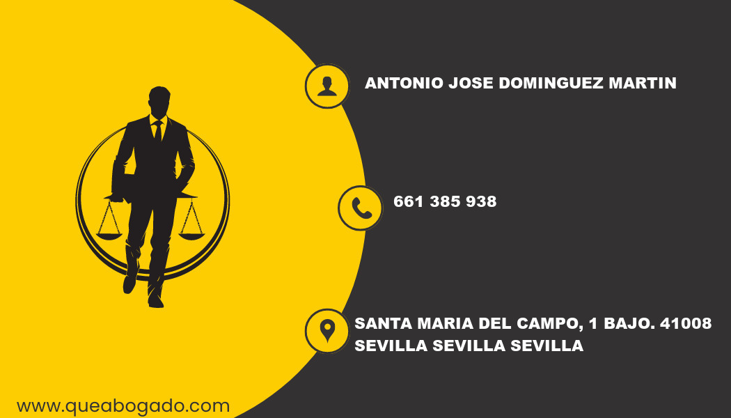 abogado Antonio Jose Dominguez Martin (Sevilla)