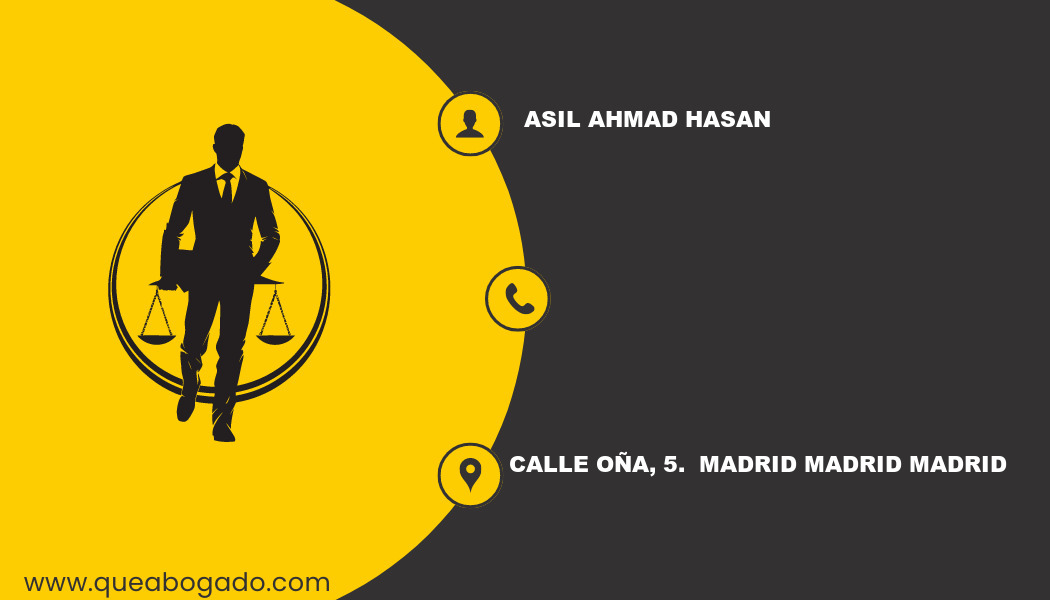 abogado Asil Ahmad Hasan (Madrid)