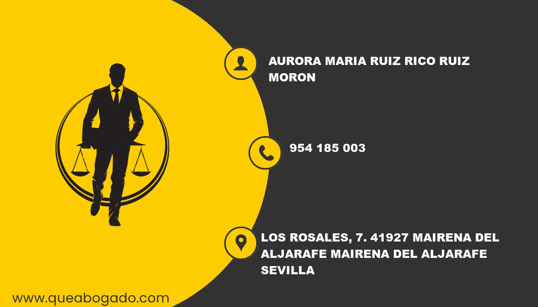 abogado Aurora Maria Ruiz Rico Ruiz Moron (Mairena del Aljarafe)