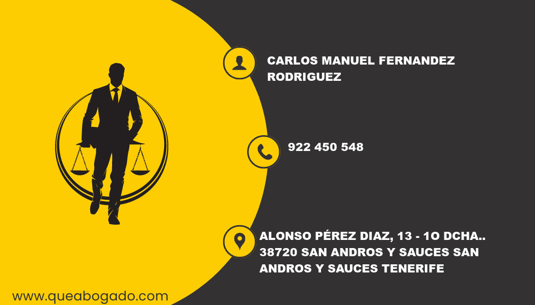 abogado Carlos Manuel Fernandez Rodriguez (San Andros y Sauces)