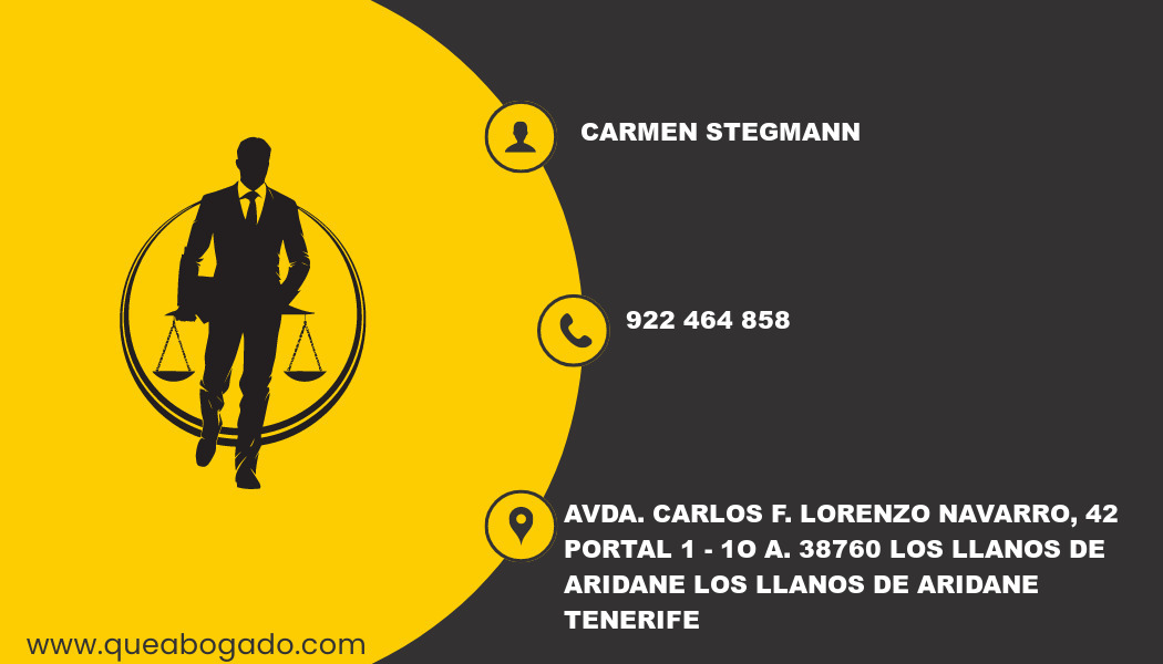 abogado Carmen Stegmann (Los Llanos de Aridane)