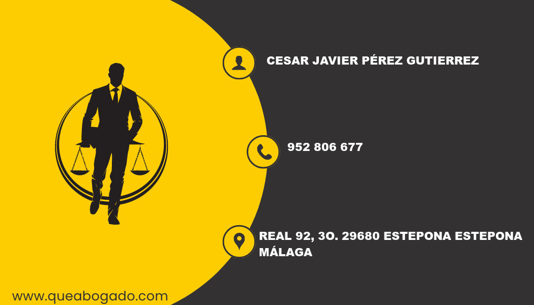 abogado Cesar Javier Pérez Gutierrez (Estepona)