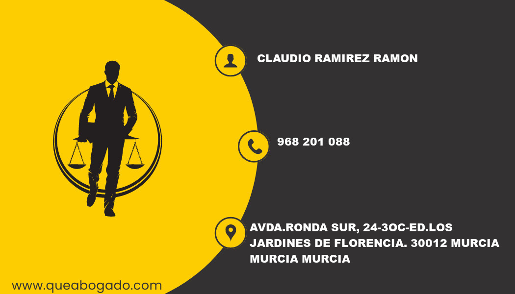 abogado Claudio Ramirez Ramon (Murcia)