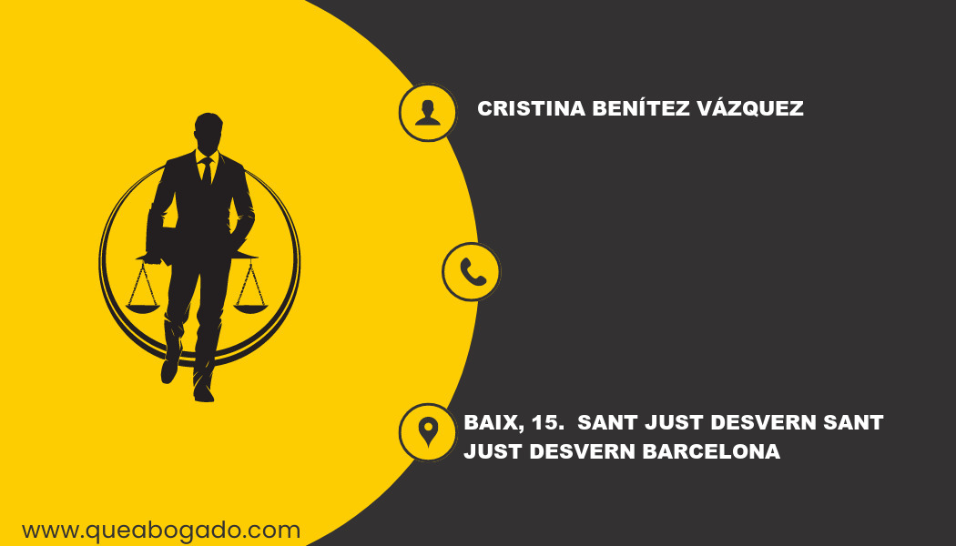 abogado Cristina Benítez Vázquez (Sant Just Desvern)