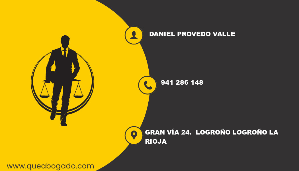 abogado Daniel Provedo Valle (Logroño)