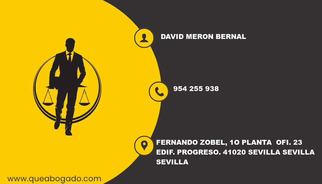 abogado David Meron Bernal (Sevilla)