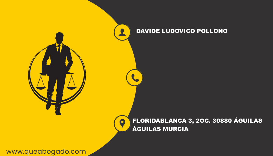 abogado Davide Ludovico Pollono (Águilas)