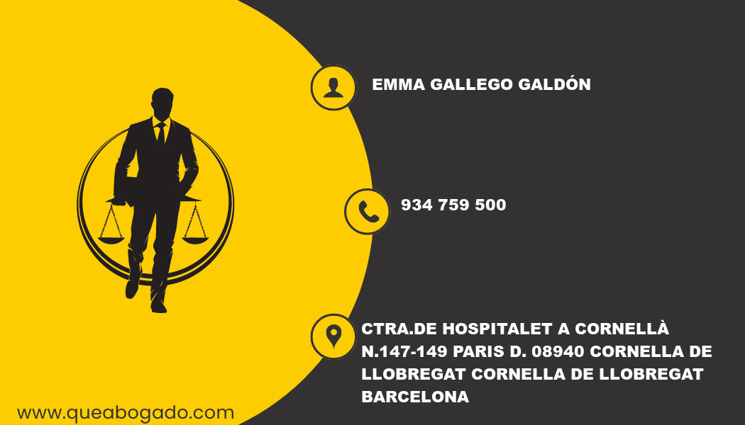 abogado Emma Gallego Galdón (Cornella de Llobregat)