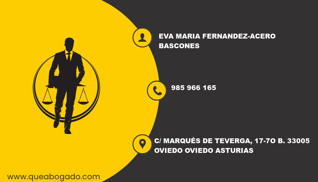 abogado Eva Maria Fernandez-Acero Bascones (Oviedo)