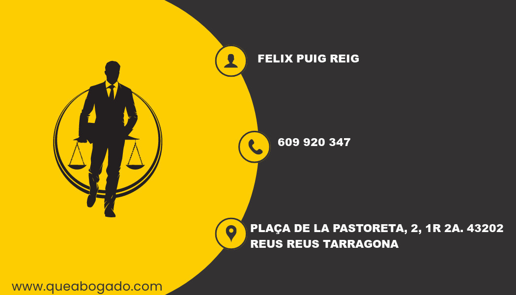 abogado Felix Puig Reig (Reus)