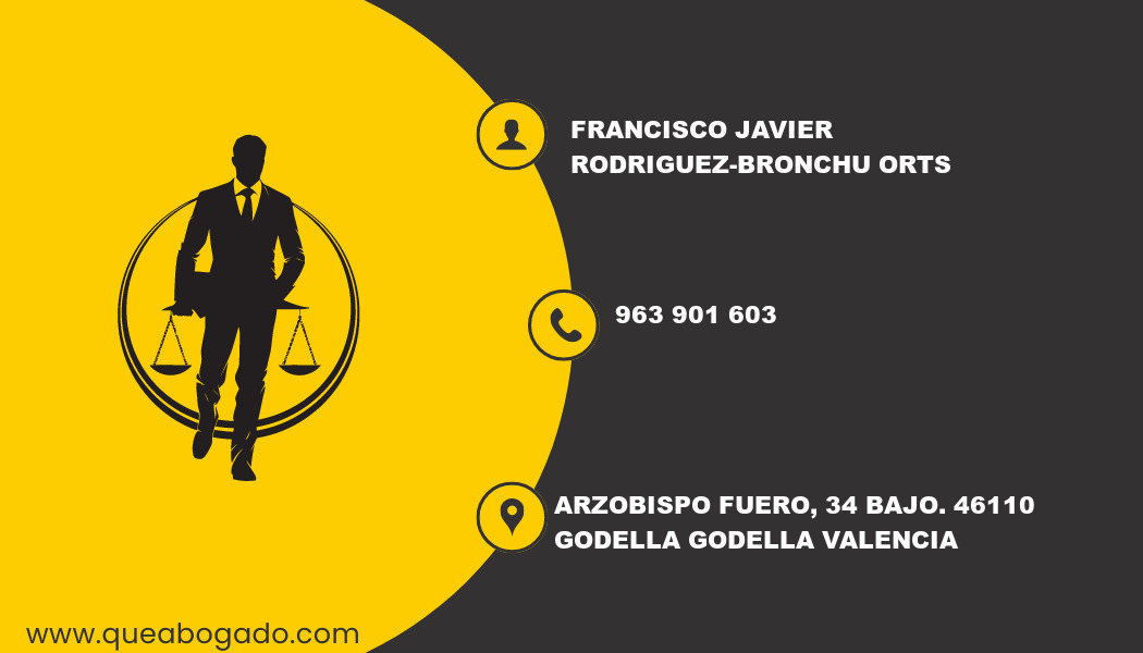 abogado Francisco Javier Rodriguez-Bronchu Orts (Godella)