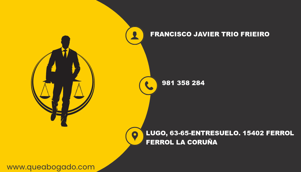 abogado Francisco Javier Trio Frieiro (Ferrol)