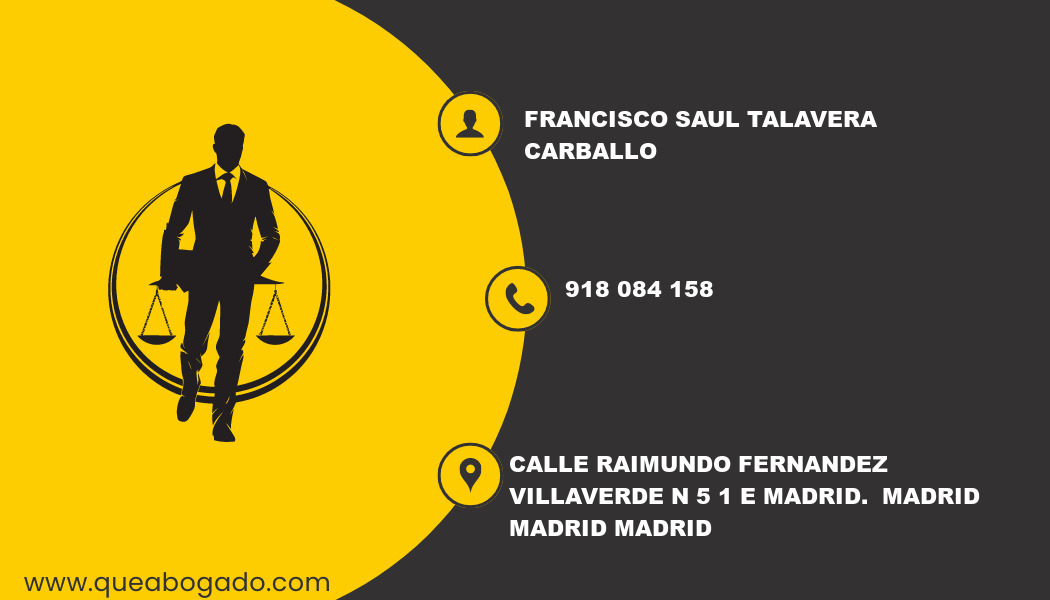 abogado Francisco Saul Talavera Carballo (Madrid)