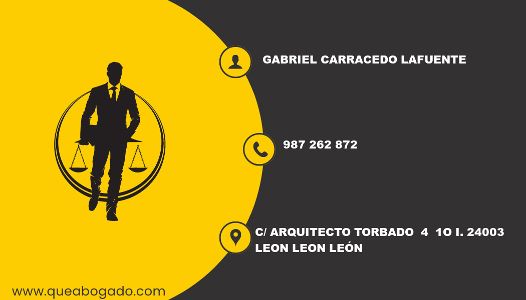 abogado Gabriel Carracedo Lafuente (Leon)