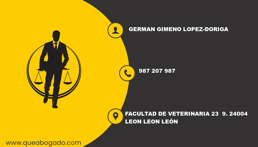 abogado German Gimeno Lopez-Doriga (Leon)