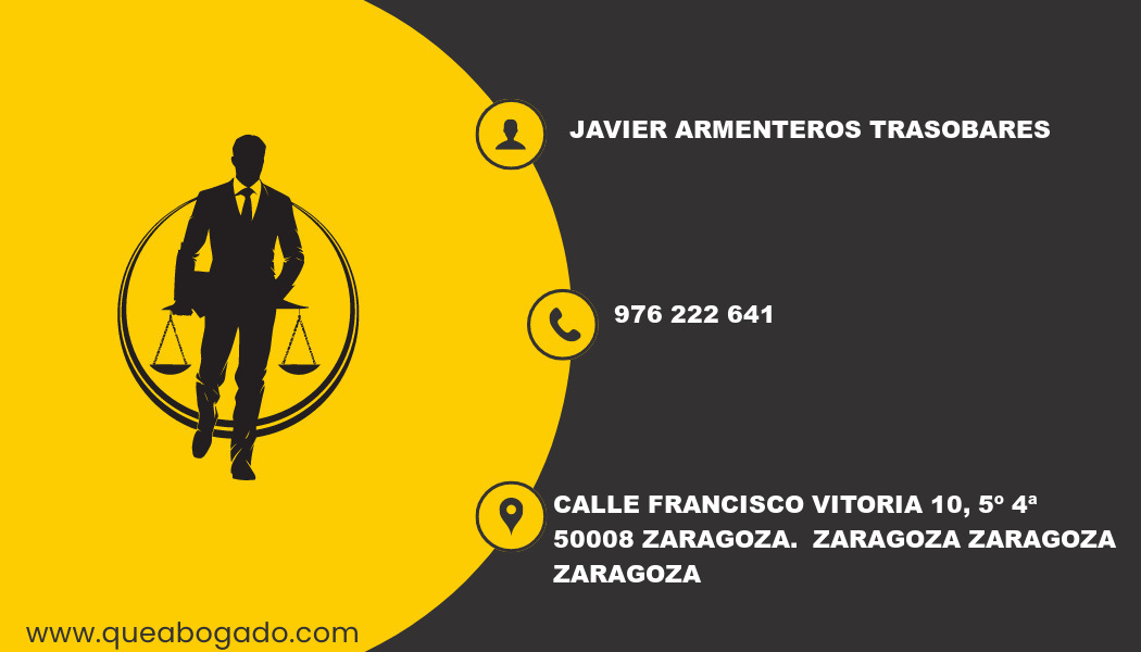 abogado Javier Armenteros Trasobares (Zaragoza)