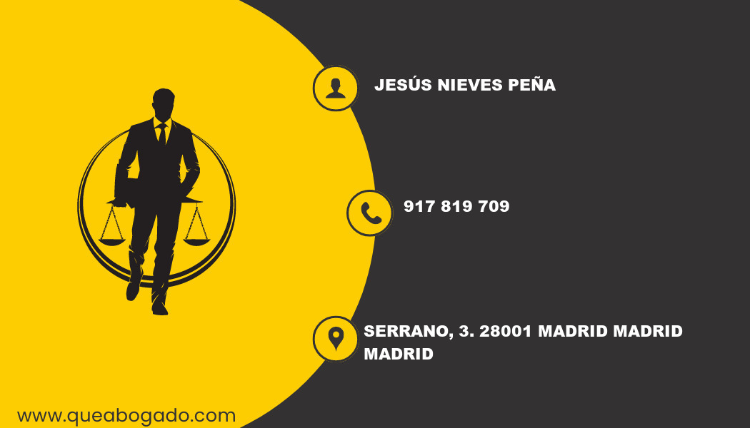 abogado Jesús Nieves Peña (Madrid)