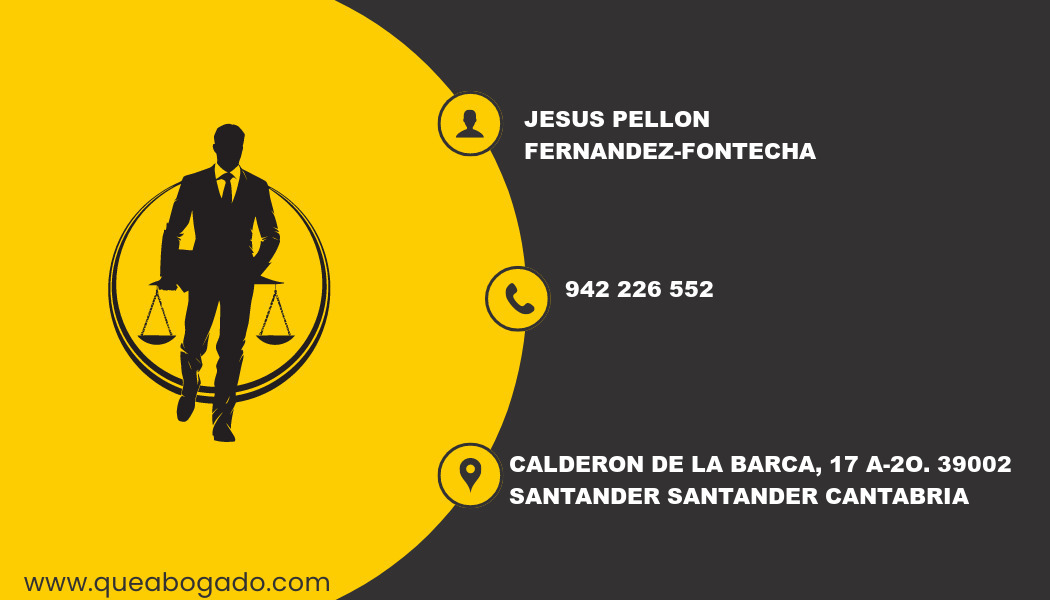 abogado Jesus Pellon Fernandez-Fontecha (Santander)