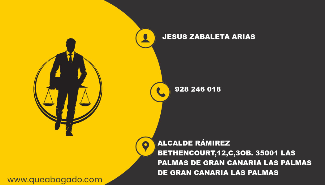 abogado Jesus Zabaleta Arias (Las Palmas de Gran Canaria)