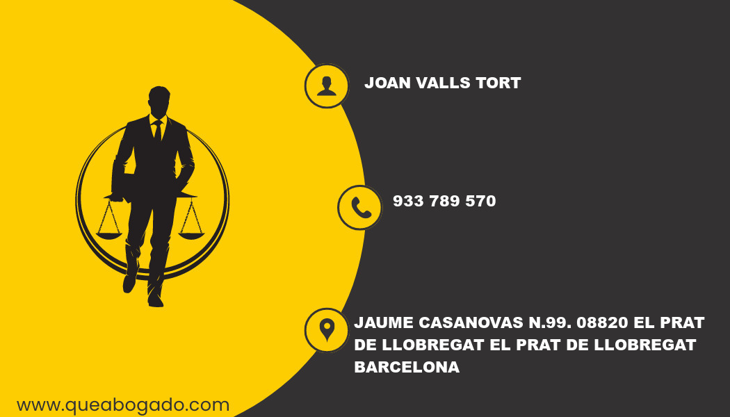 abogado Joan Valls Tort (El Prat de Llobregat)