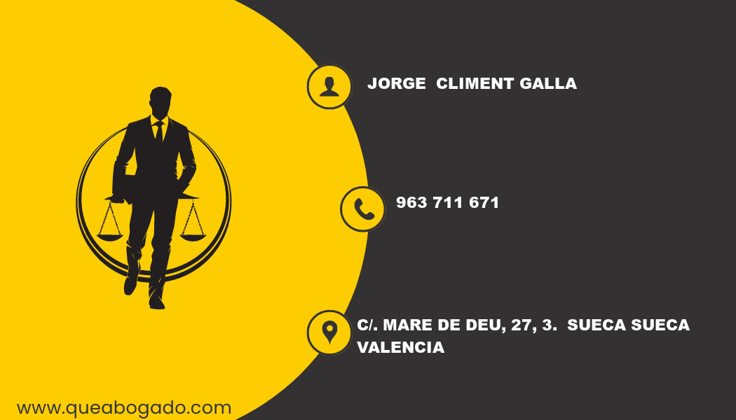 abogado Jorge  Climent Galla (Sueca)