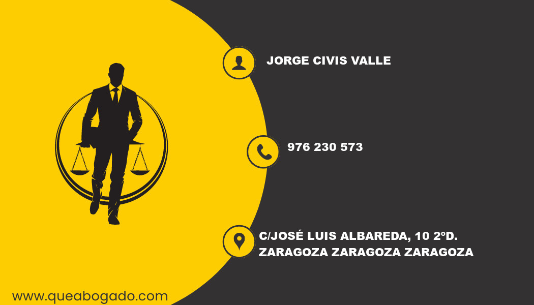 abogado Jorge Civis Valle (Zaragoza)