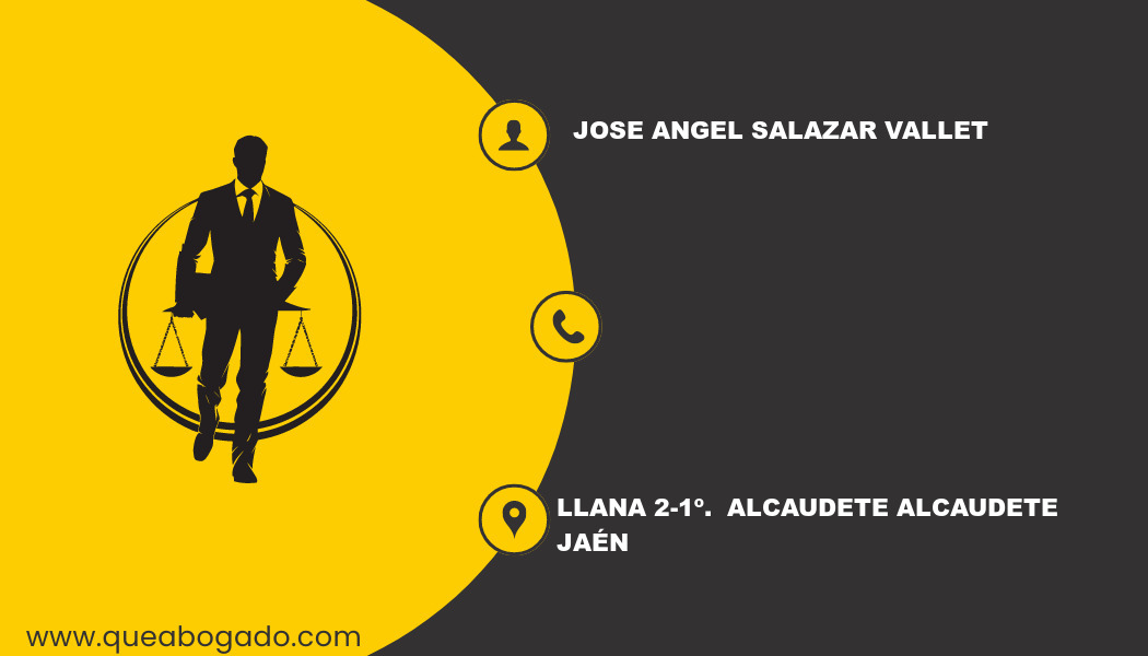 abogado Jose Angel Salazar Vallet (Alcaudete)