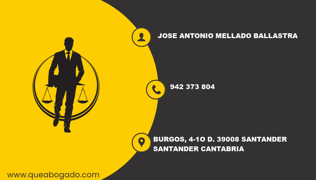 abogado Jose Antonio Mellado Ballastra (Santander)