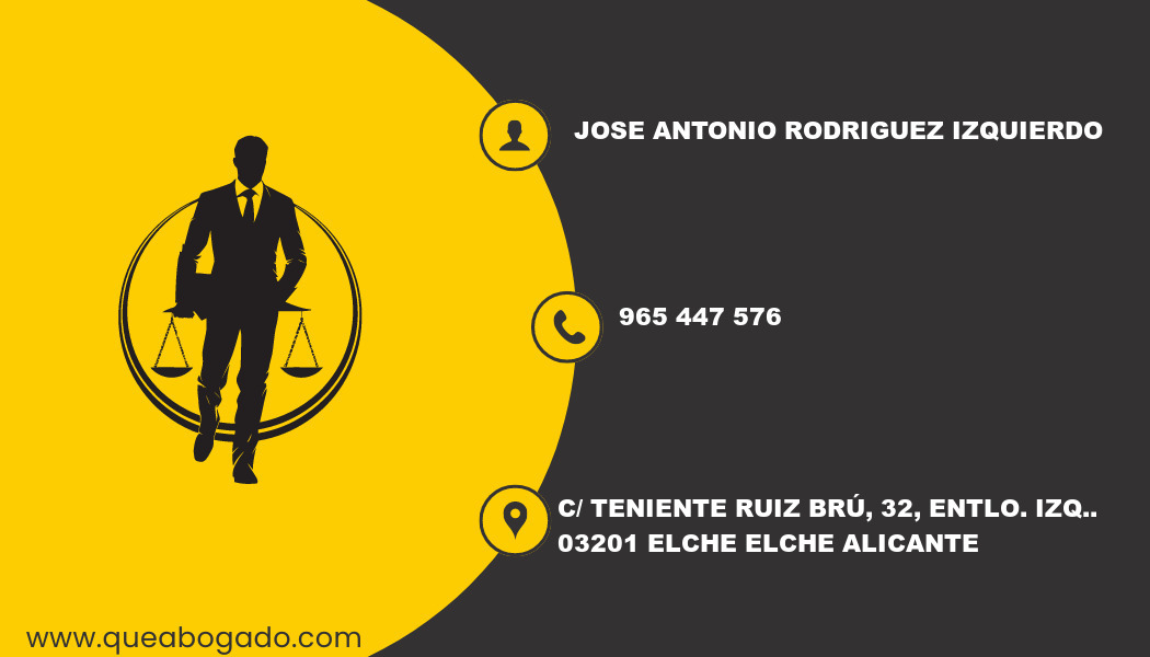 abogado Jose Antonio Rodriguez Izquierdo (Elche)