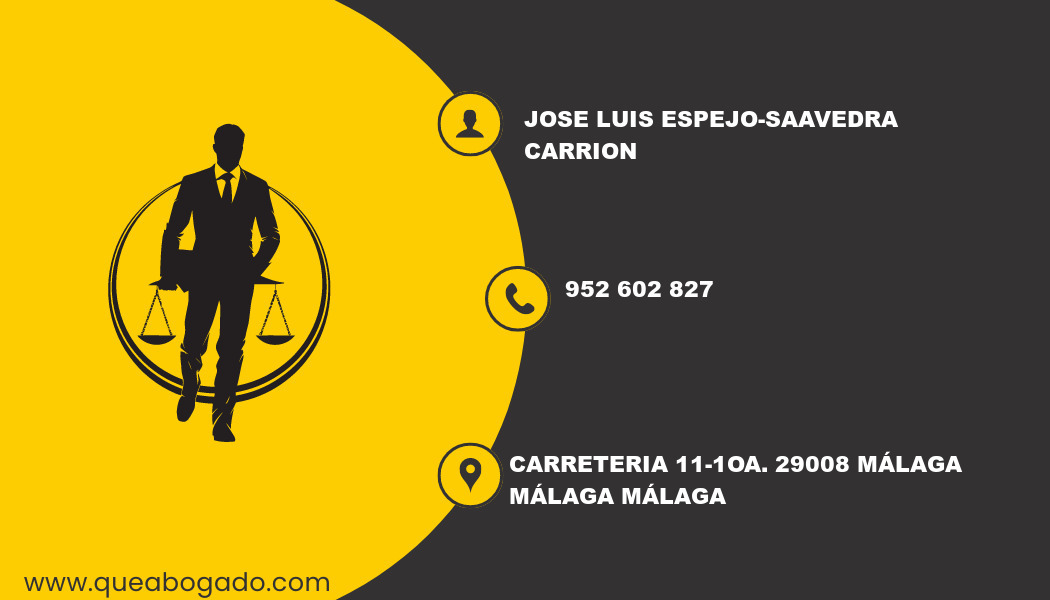 abogado Jose Luis Espejo-Saavedra Carrion (Málaga)