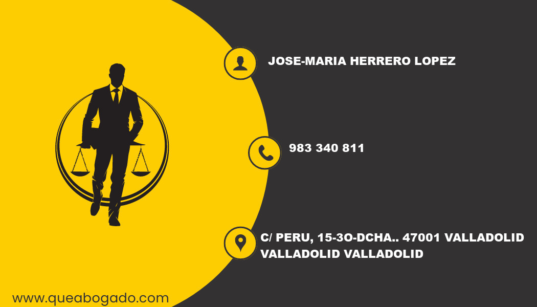 abogado Jose-Maria Herrero Lopez (Valladolid)