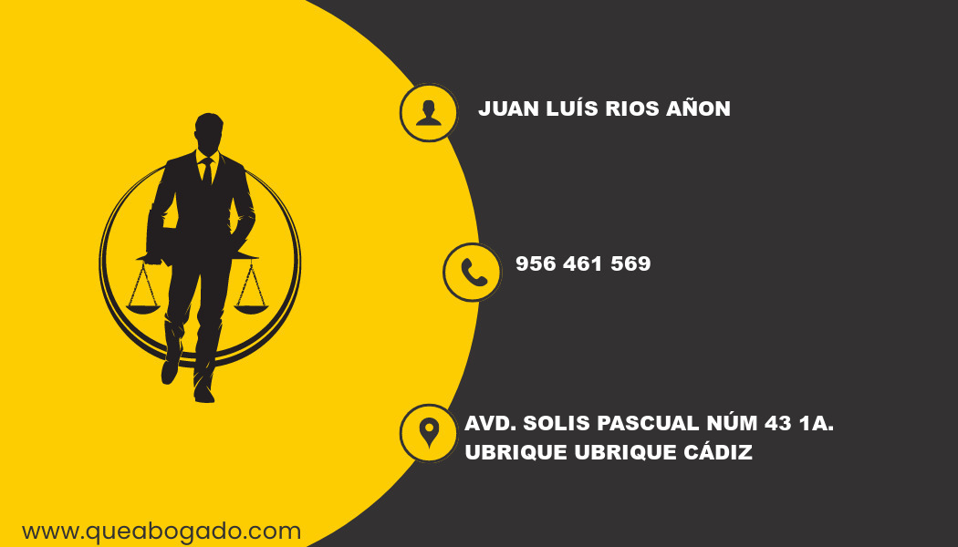 abogado Juan Luís Rios Añon (Ubrique)