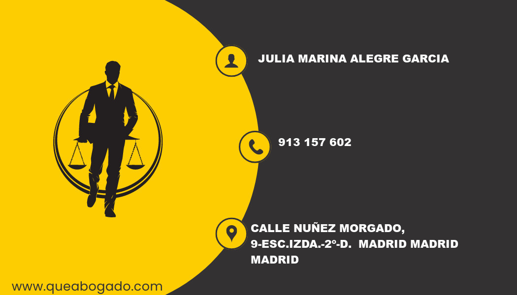 abogado Julia Marina Alegre Garcia (Madrid)