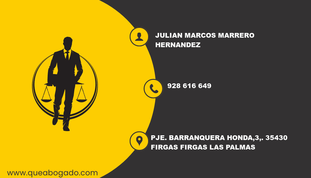 abogado Julian Marcos Marrero Hernandez (Firgas)