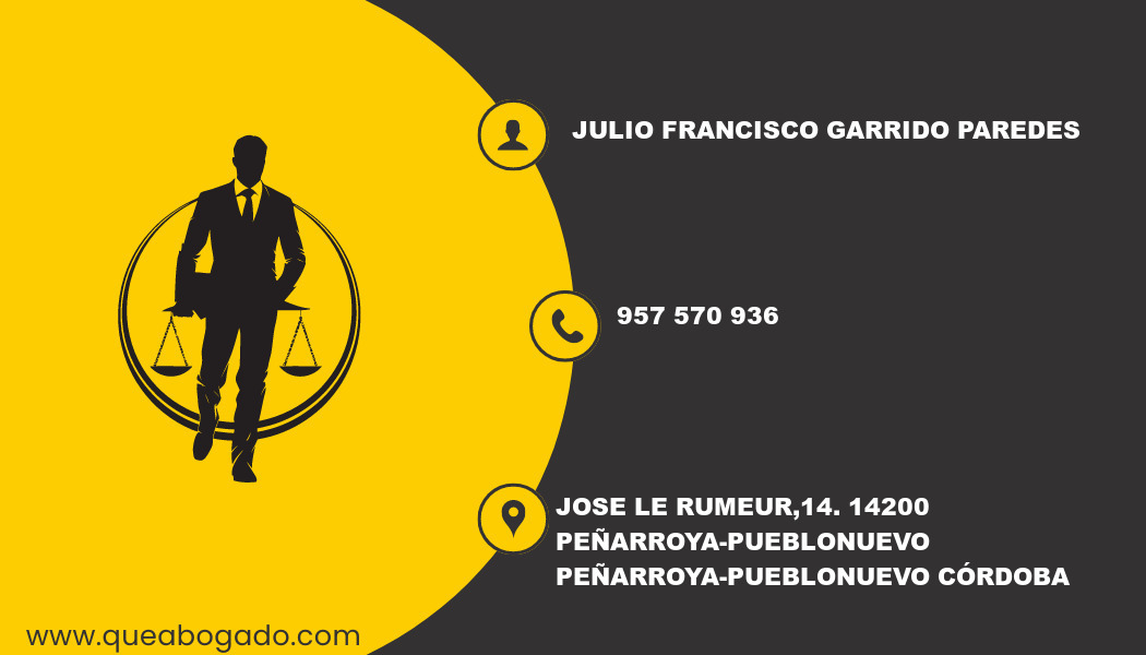 abogado Julio Francisco Garrido Paredes (Peñarroya-Pueblonuevo)