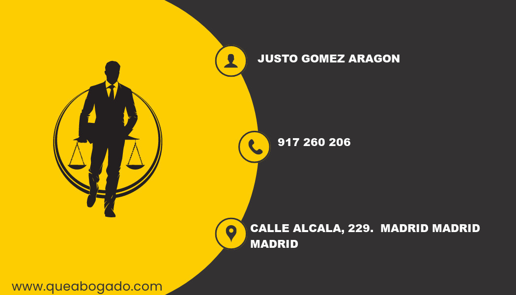 abogado Justo Gomez Aragon (Madrid)