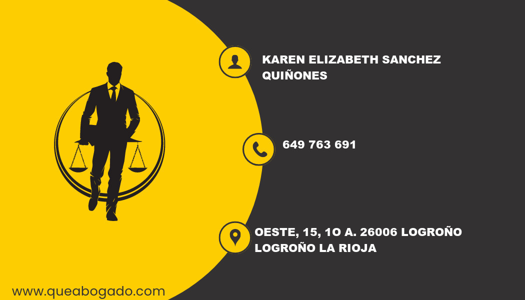 abogado Karen Elizabeth Sanchez Quiñones (Logroño)