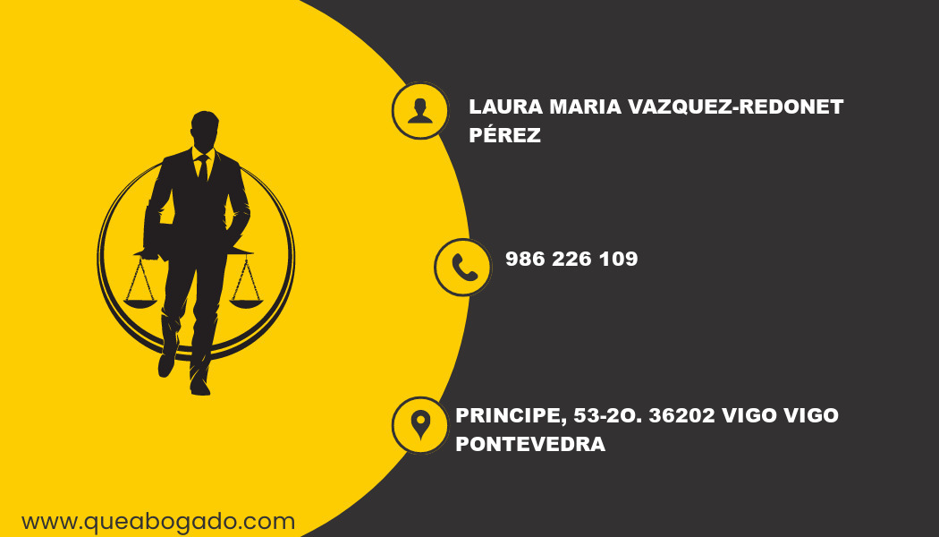 abogado Laura Maria Vazquez-Redonet Pérez (Vigo)