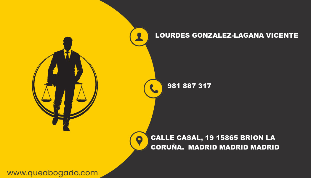 abogado Lourdes Gonzalez-Lagana Vicente (Madrid)