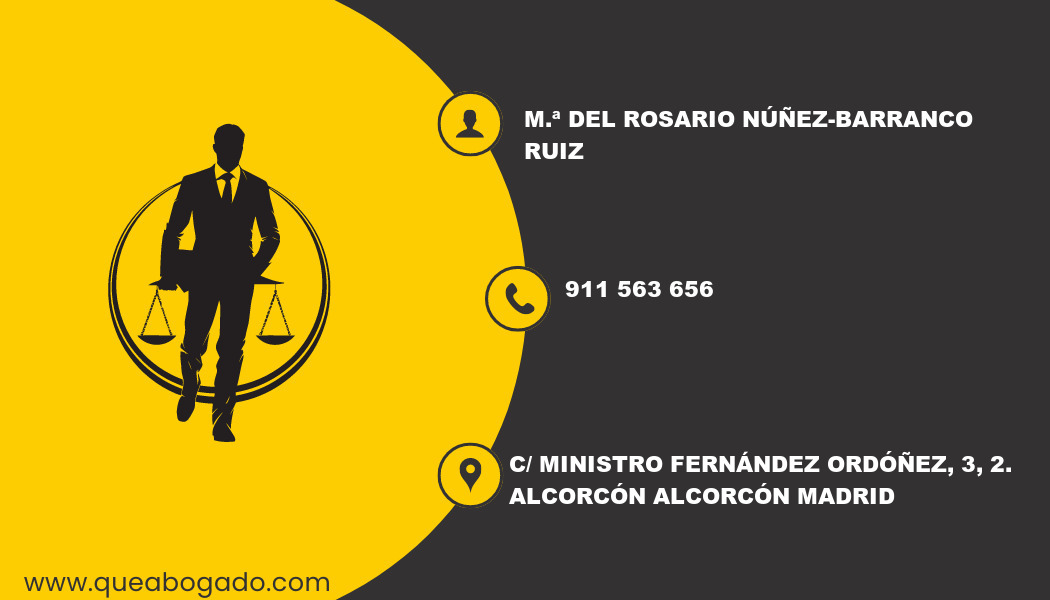 abogado M.ª Del Rosario Núñez-Barranco Ruiz (Alcorcón)