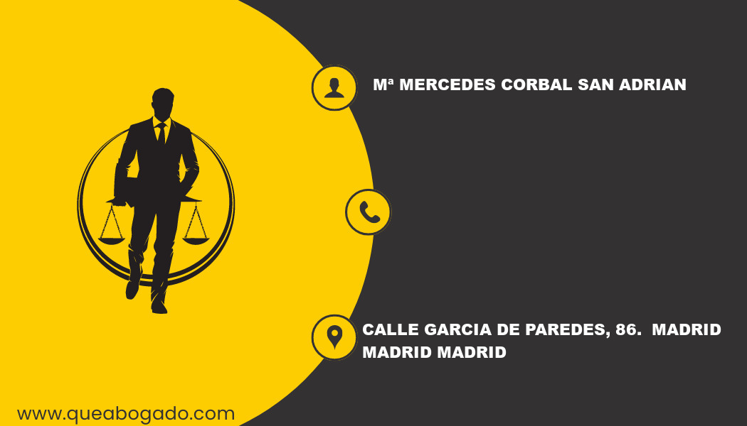 abogado Mª Mercedes Corbal San Adrian (Madrid)