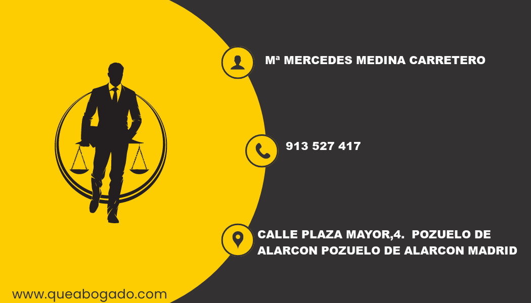 abogado Mª Mercedes Medina Carretero (Pozuelo de Alarcon)