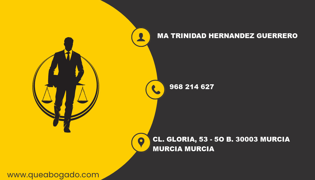 abogado Ma Trinidad Hernandez Guerrero (Murcia)