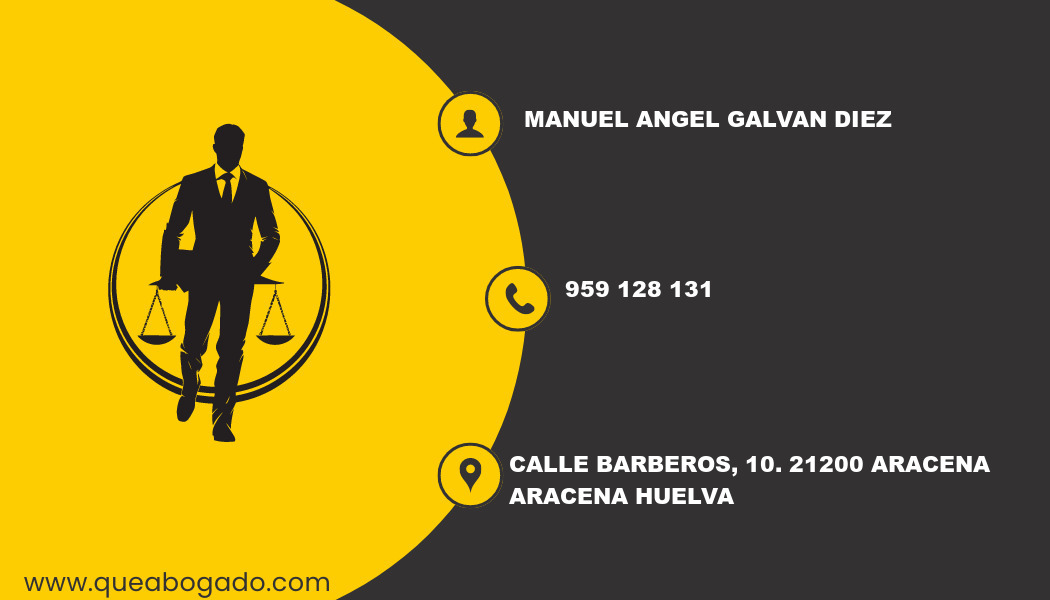 abogado Manuel Angel Galvan Diez (Aracena)