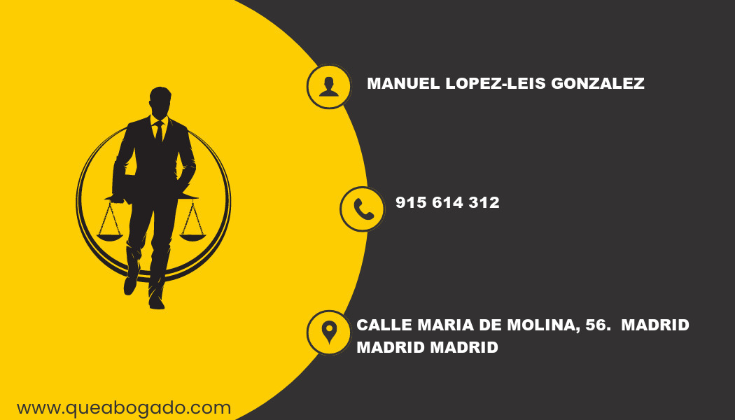 abogado Manuel Lopez-Leis Gonzalez (Madrid)