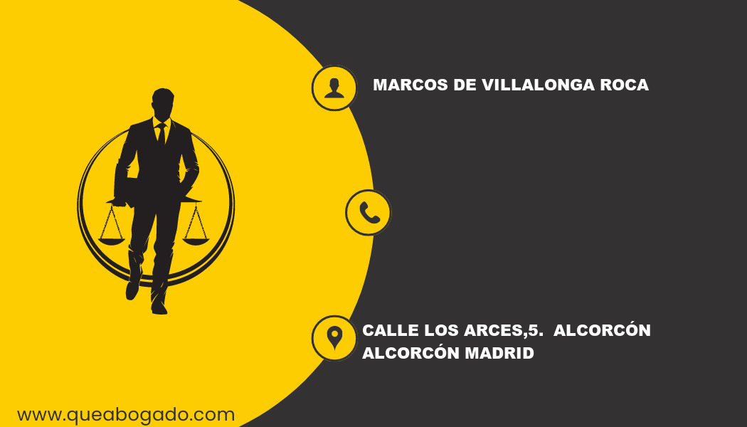 abogado Marcos De Villalonga Roca (Alcorcón)