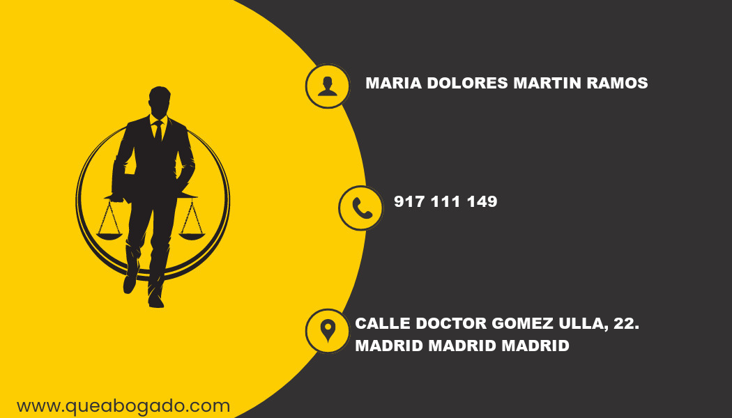 abogado Maria Dolores Martin Ramos (Madrid)