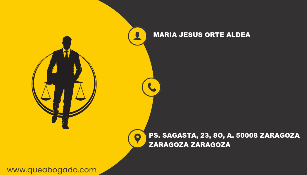 abogado Maria Jesus Orte Aldea (Zaragoza)