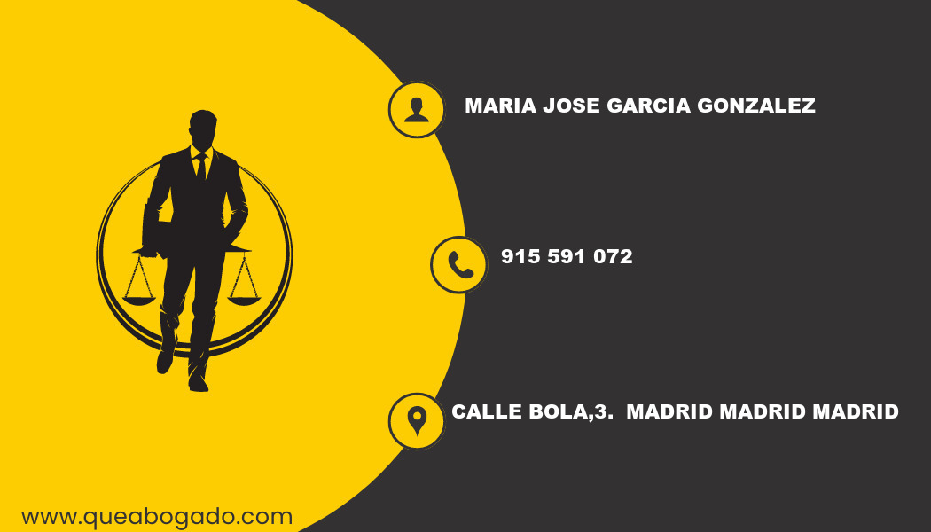 abogado Maria Jose Garcia Gonzalez (Madrid)