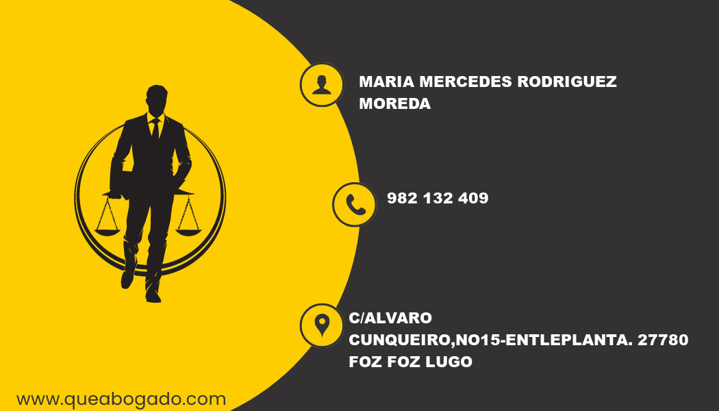 abogado Maria Mercedes Rodriguez Moreda (Foz)